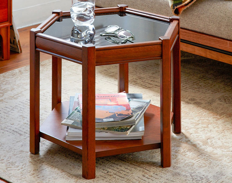 ACME FURNITURE アクメファニチャー BROOKS HEXAGON TABLE linoleum