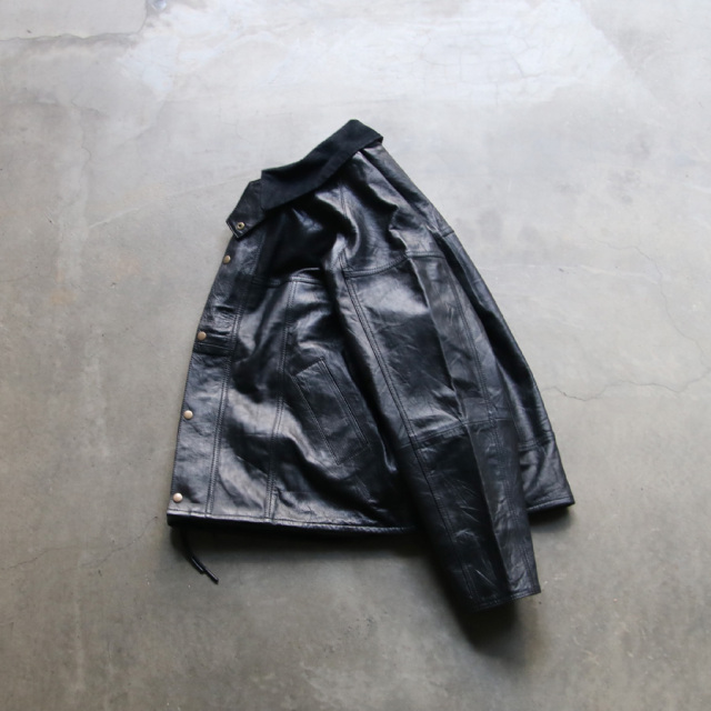 YOUSED (ユーズド) [ LEATHER DRIVERS JACKET ] リメイク レザー