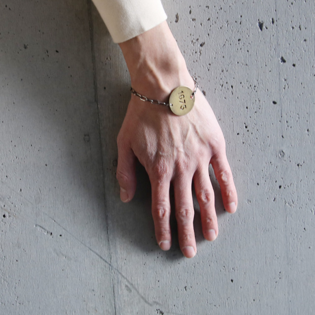 KLASICA (クラシカ) [GLOVER] BRASS × SILVER BROCANTE BRACELET
