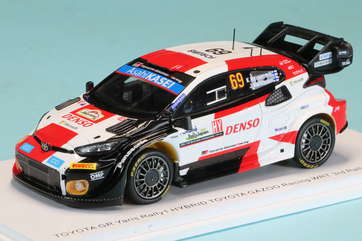 スパーク 1/43 トヨタ GR ヤリス WRC ラリージャパン 2023 No.69 K