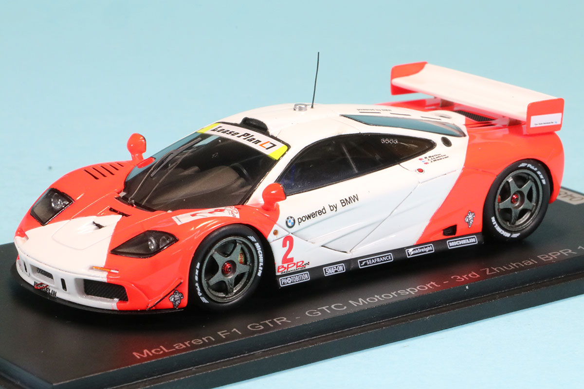 スパーク 1/43 マクラーレン F1 GTR マルボロ BPR ツーハイ 1996 No.2