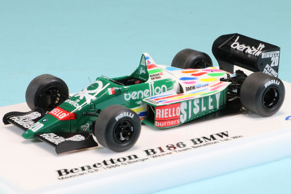 予約] ロムファクトリー 1/43 ベネトン B186 メキシコGP 1986 G