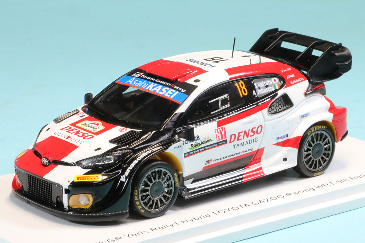 スパーク 1/43 トヨタ GR ヤリス ラリージャパン 2023 勝田貴元 5th
