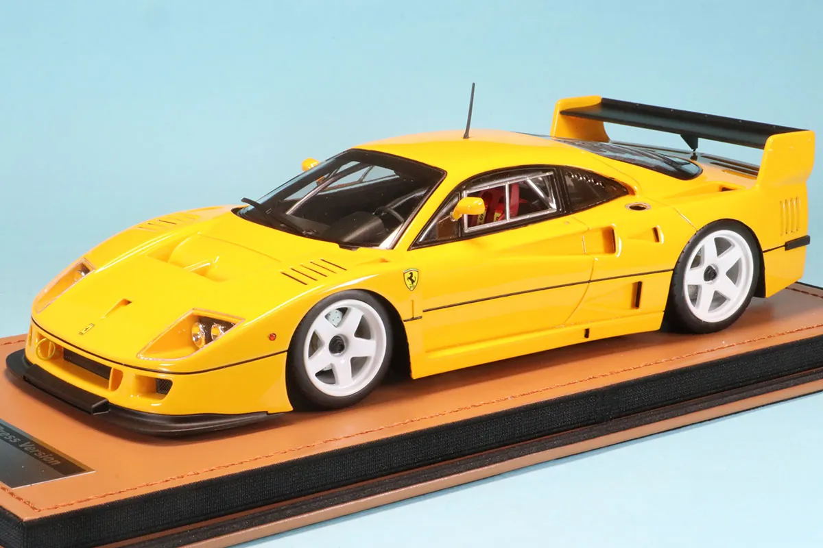 テクノモデル 1/18 フェラーリ F40 LM 1996 プレス モデナイエロー