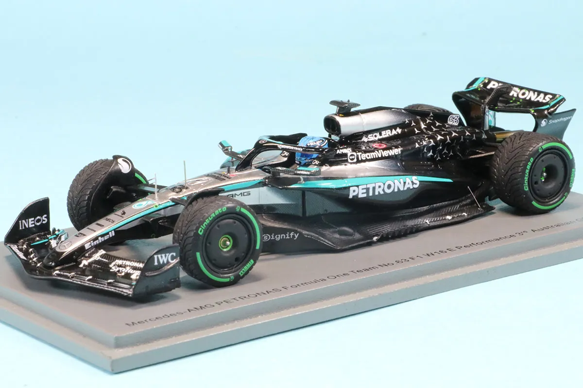 スパーク 1/43 メルセデス AMG W16 No.63 オーストラリア GP 2025 G