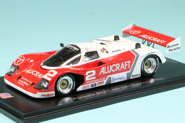 スパーク 1/43 ポルシェ 962C デイトナ 24h 1990 4th No.2 US243