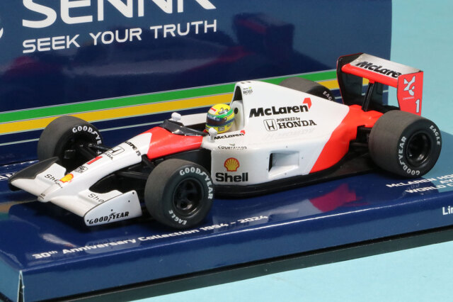 ミニチャンプス 1/43 マクラーレン ホンダ MP4/6 A.セナ 1991 ワールド