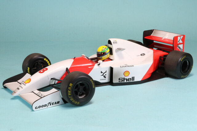 予約] ミニチャンプス 1/18 マクラーレン ホンダ MP4/5B A.セナ 1990