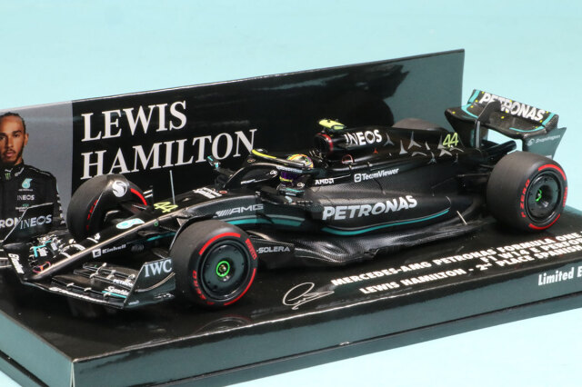 ミニチャンプス 1/43 メルセデス-AMG ペトロナス W14スペインGP 2023 L