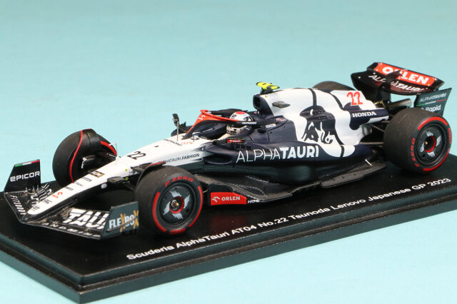 鈴鹿サーキット特注スパーク 1/43 アルファタウリ AT04 日本 GP 2023
