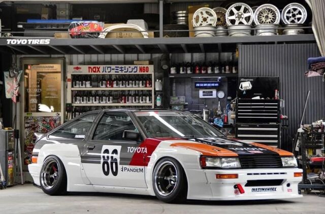 ZoomOn 1/24 トランスキット パンデム トヨタ AE86 レビン TRD N2