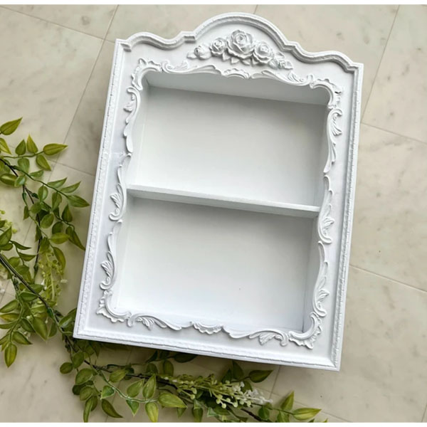 アンティーク シャビーシック ウォールシェルフ ディスプレイラック