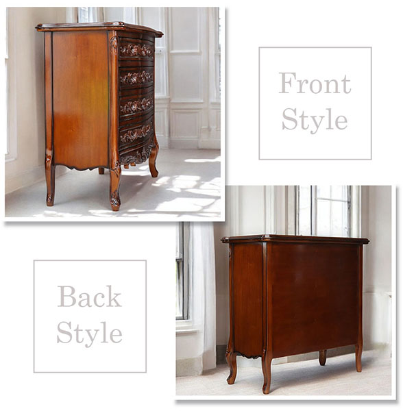 マリナカッシーリ アンティーク調 4段チェスト ｜Y-KAGU(輸入家具屋