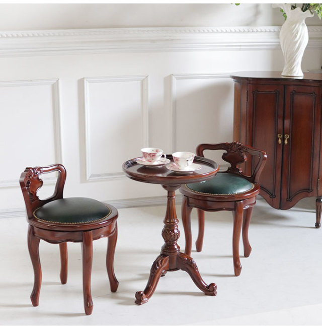 ラウンドテーブル 幅43cm ブラウン｜おしゃれ家具通販 Y-KAGU【輸入