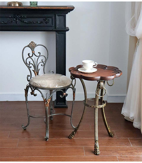 アンティーク調 木製 サイドテーブル コーヒーテーブル｜Y-KAGU(輸入