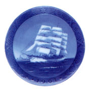 ロイヤルコペンハーゲン イヤープレート 1988年(昭和63年)｜おしゃれ