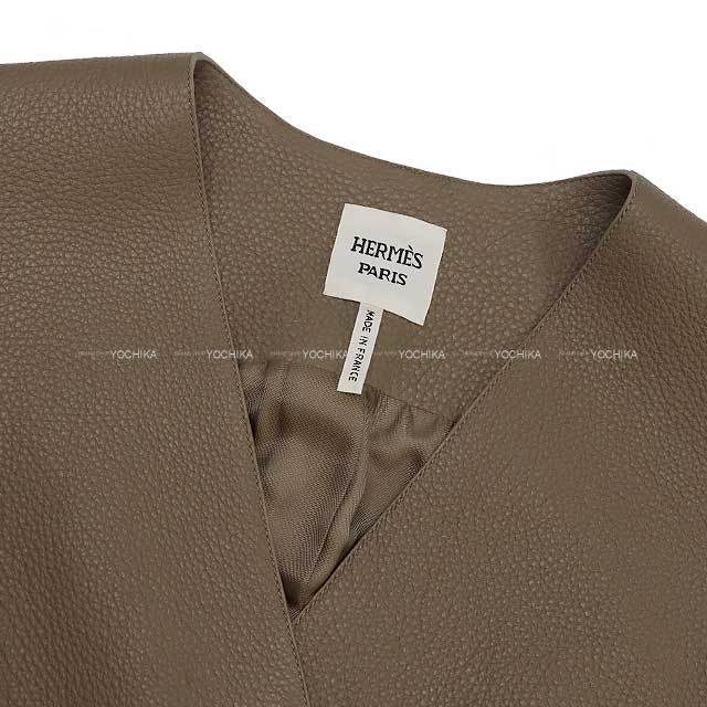 2024年 春夏 新作 HERMES エルメス ベスト レディース ロングジレ