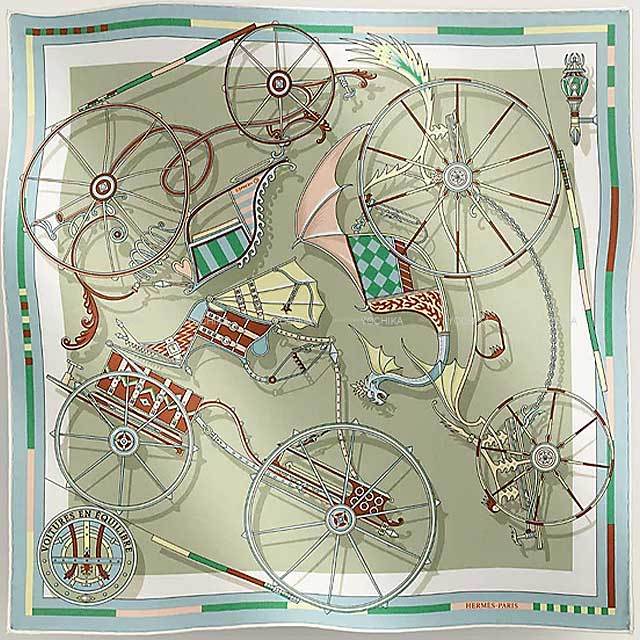 2024年春夏 HERMES エルメス スカーフ カレ45 ガヴロッシュ