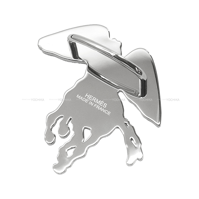 HERMES エルメス スカーフリング 90 ペガス グラヴェ ペガサス