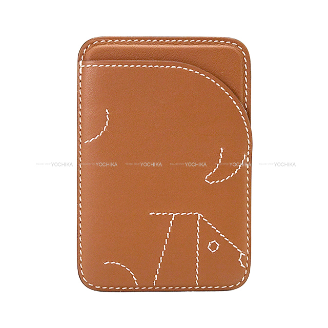 HERMES エルメス カードケース MagSafe マグセーフ エマン ドッグ 犬