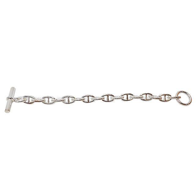 HERMES エルメス ブレスレット シェーヌダンクル MM 16コマ シルバー