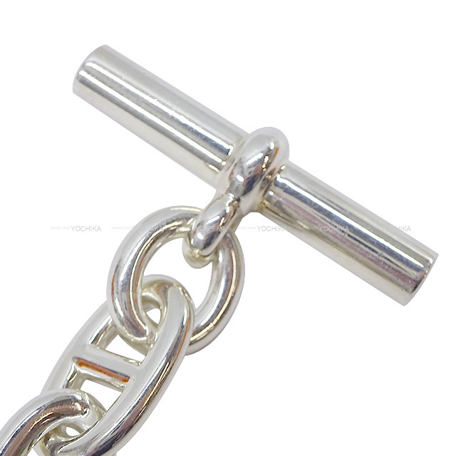 HERMES エルメス ブレスレット シェーヌダンクル TGM 12コマ シルバー