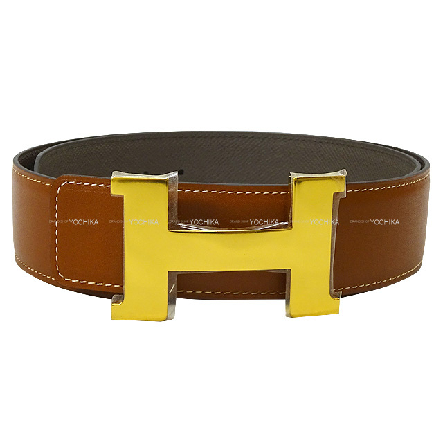 極美品】HERMESコンスタンスリバーシブルベルト ゴールドバックル65 極