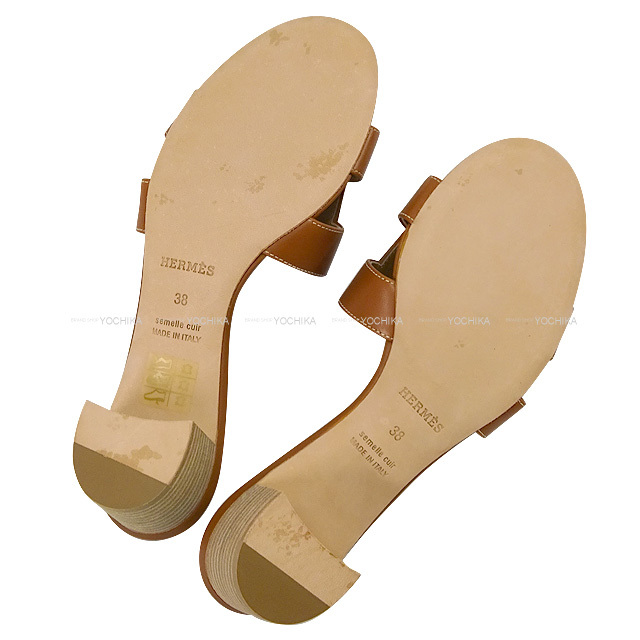 HERMES エルメス サンダル Hモチーフ オアジス (オアシス) ゴールド