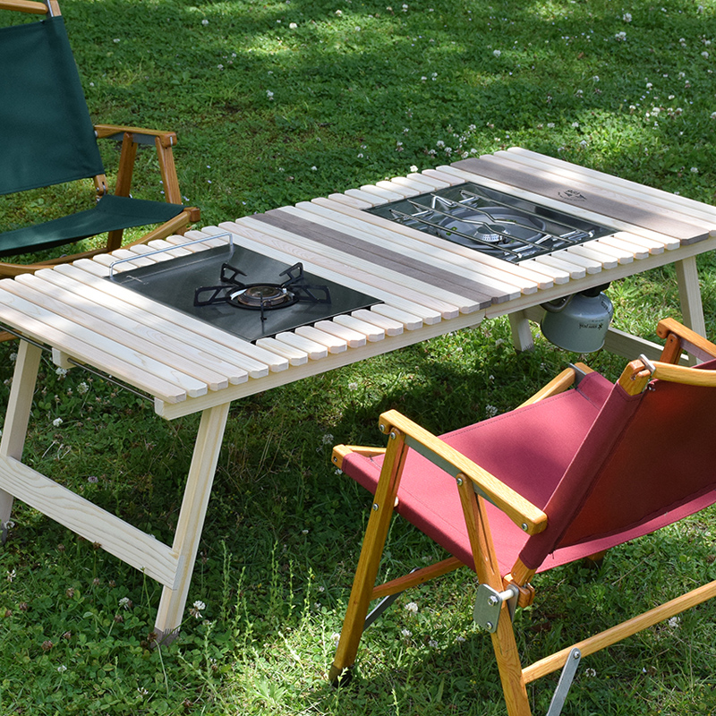 受注生産】2つ折りバーナーテーブル KUROSON370FB / 400FBの通販