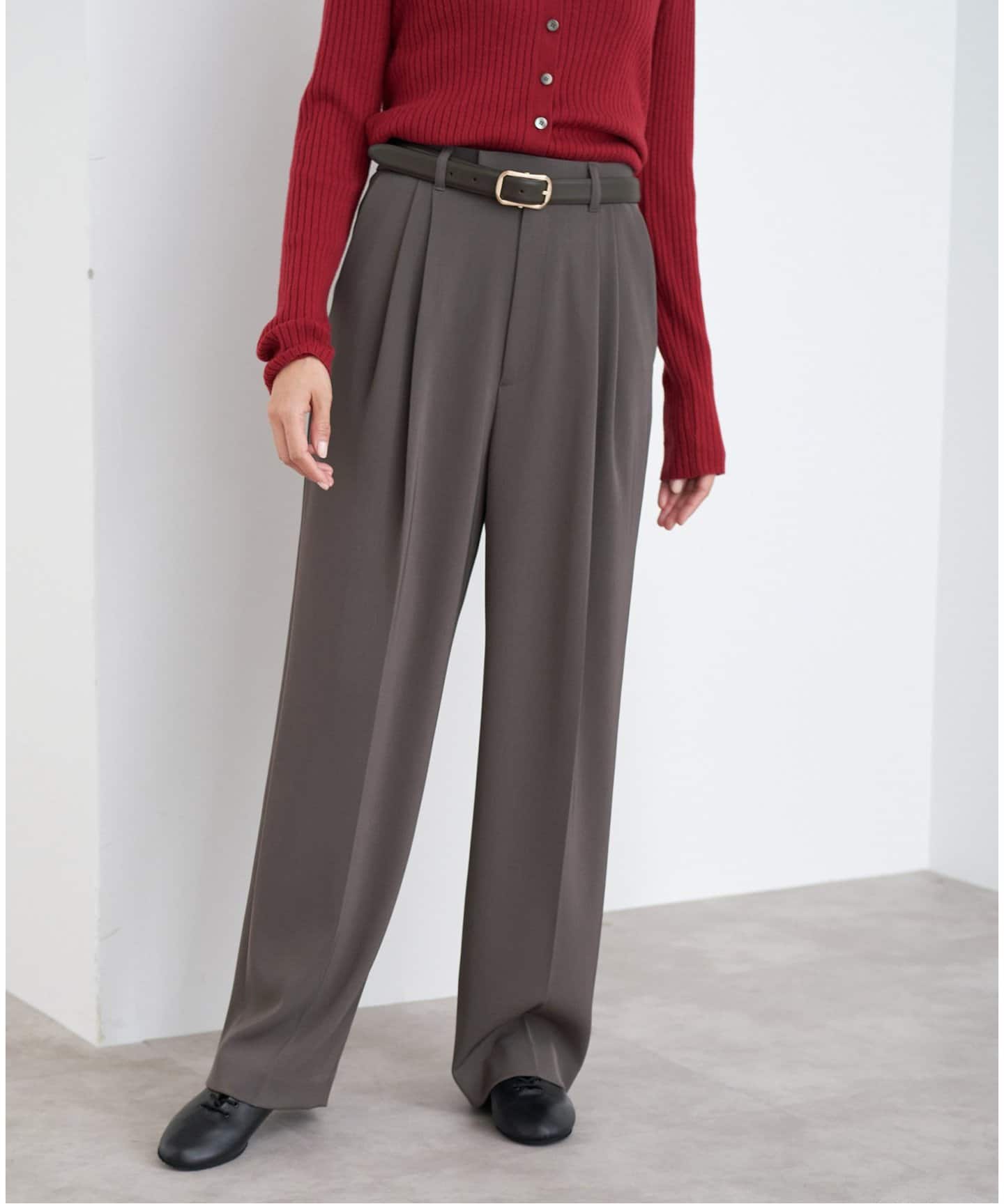 24SS イエナ サスペンダーツイルパンツ オールインワン XS ブラック 34