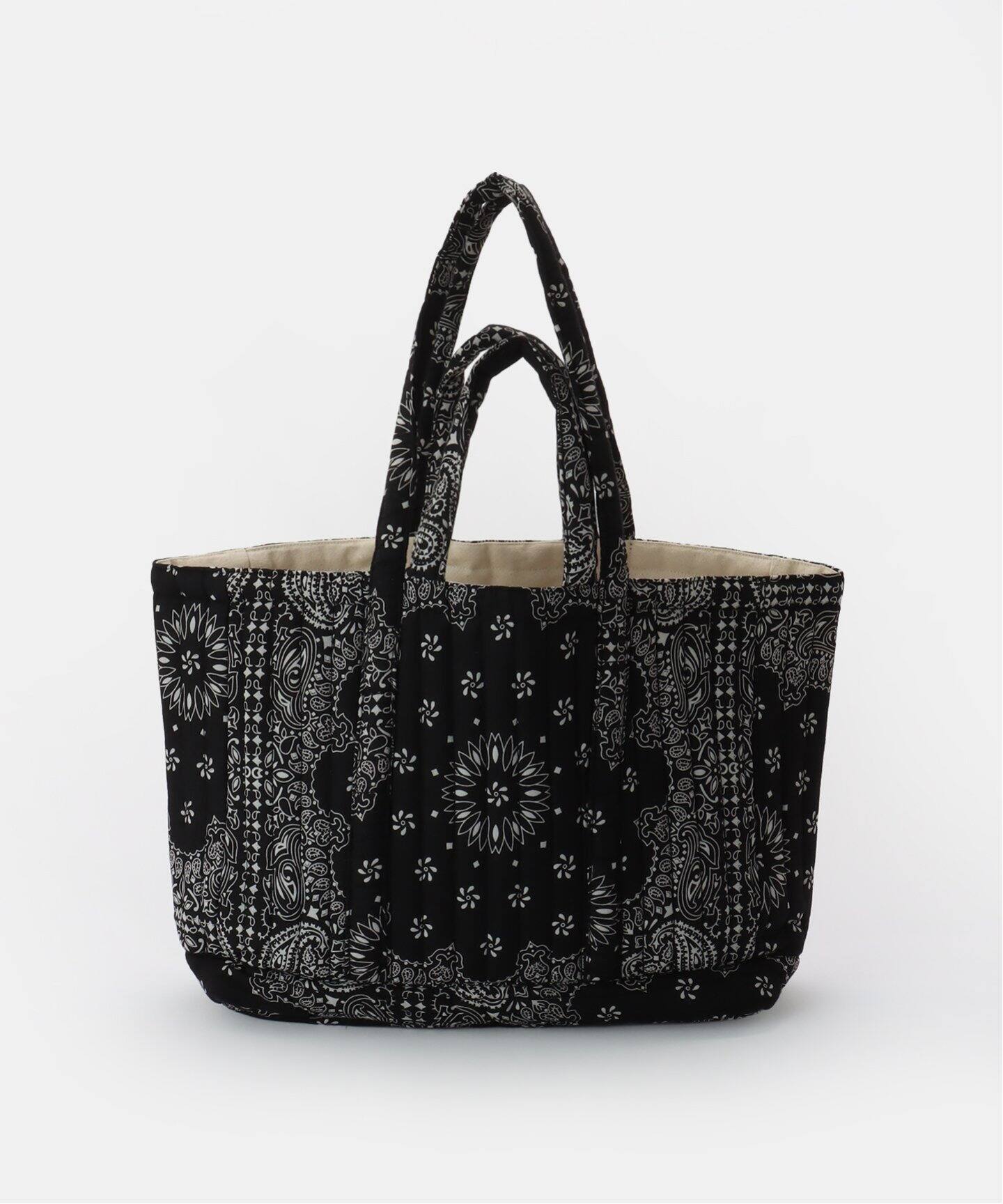 MALUS/マリュス】 Bandana quilting big tote（トートバッグ）｜L