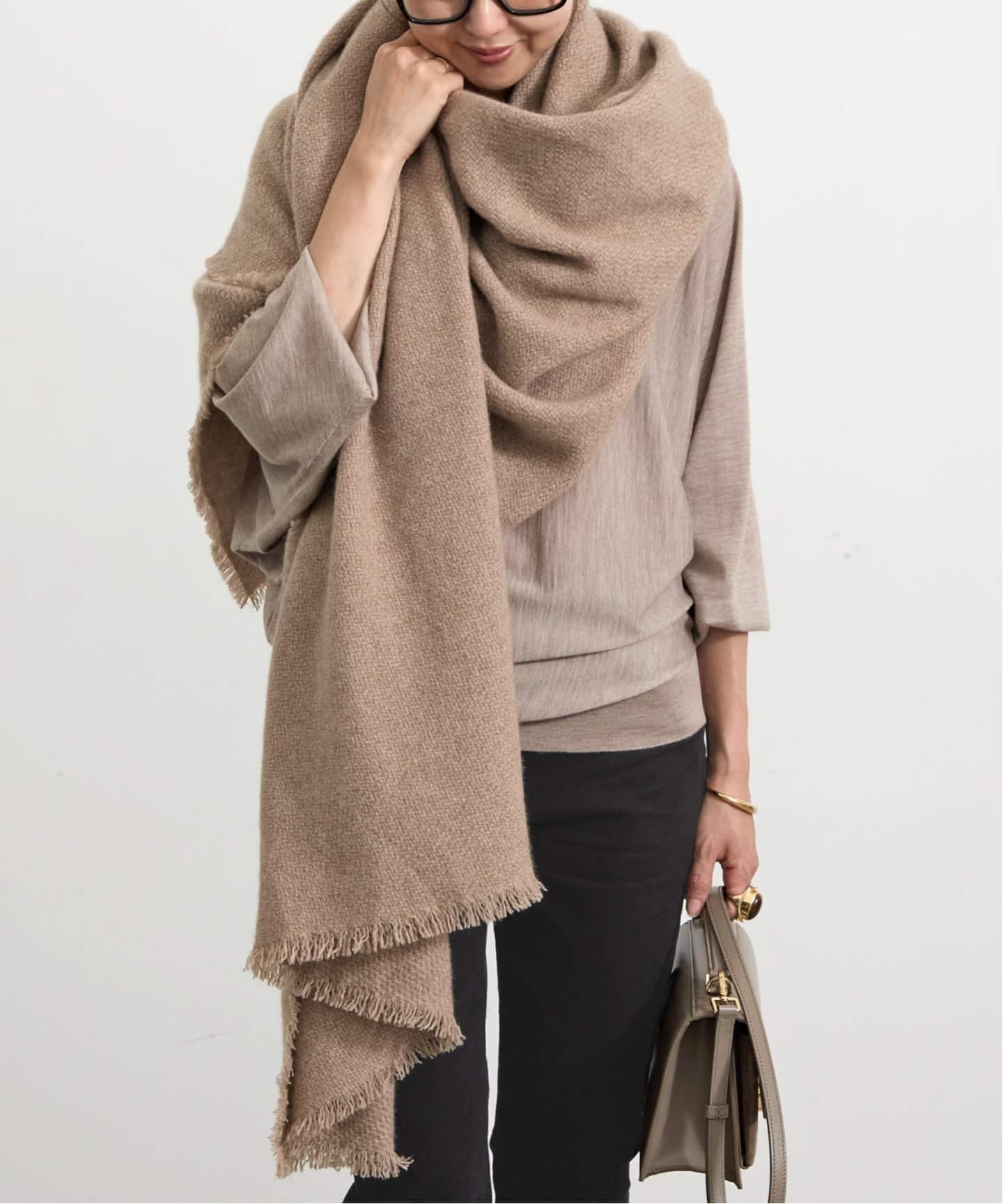 ALONPI/アロンピ】 CASHMERE STOLE（ストール）｜L'Appartement