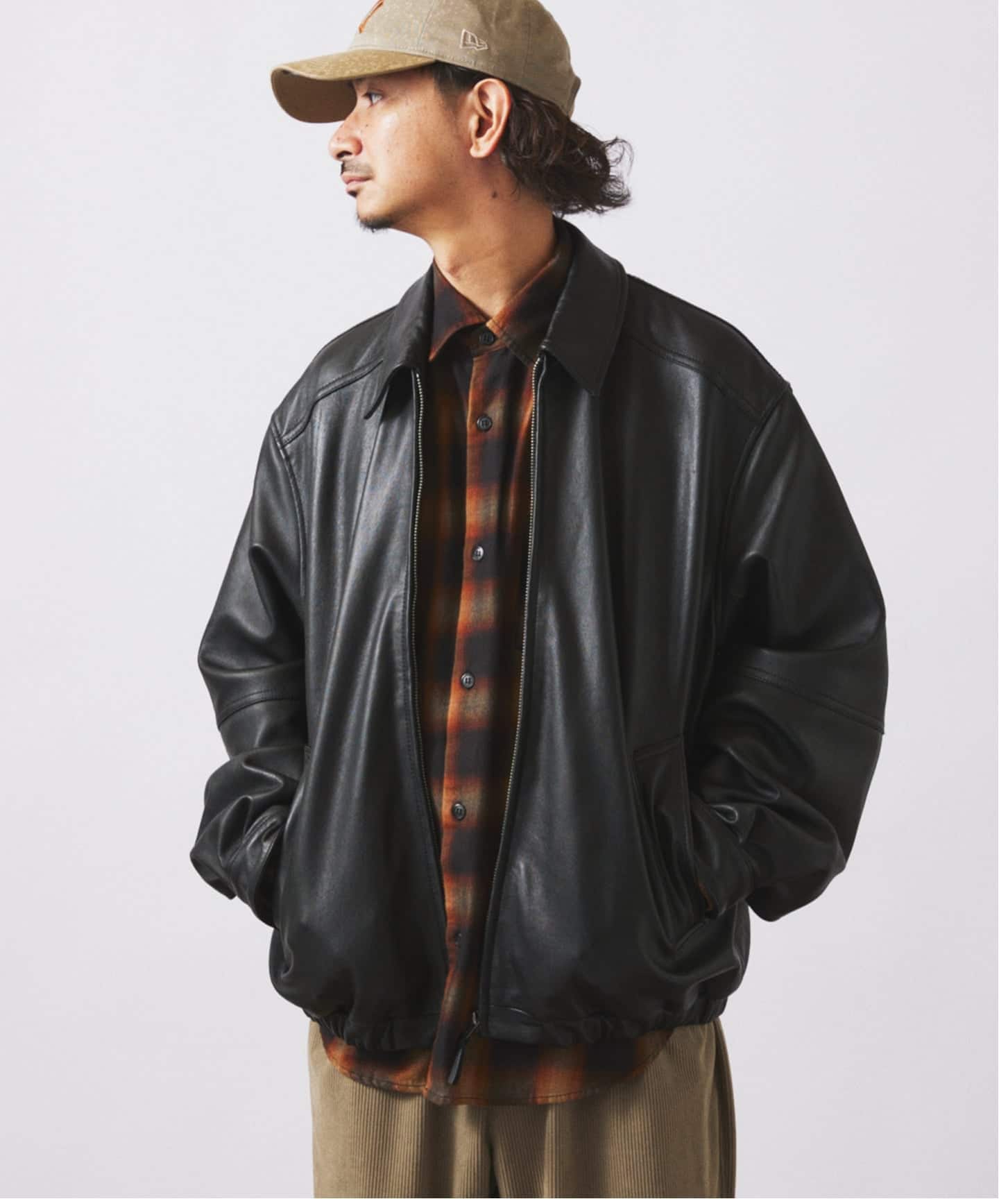ラムレザー ジップジャケット（レザージャケット）｜JOURNAL STANDARD