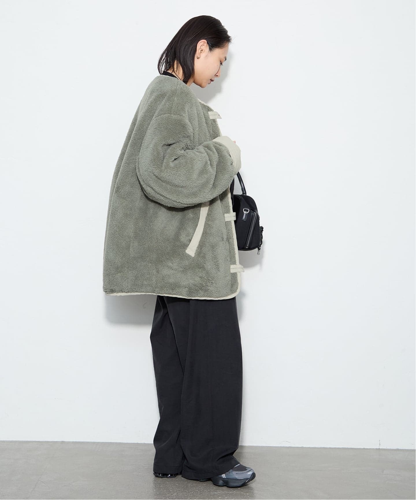 別注【ARMY TWILL/アーミーツイル】Cotton Nylon Reversible（ボア