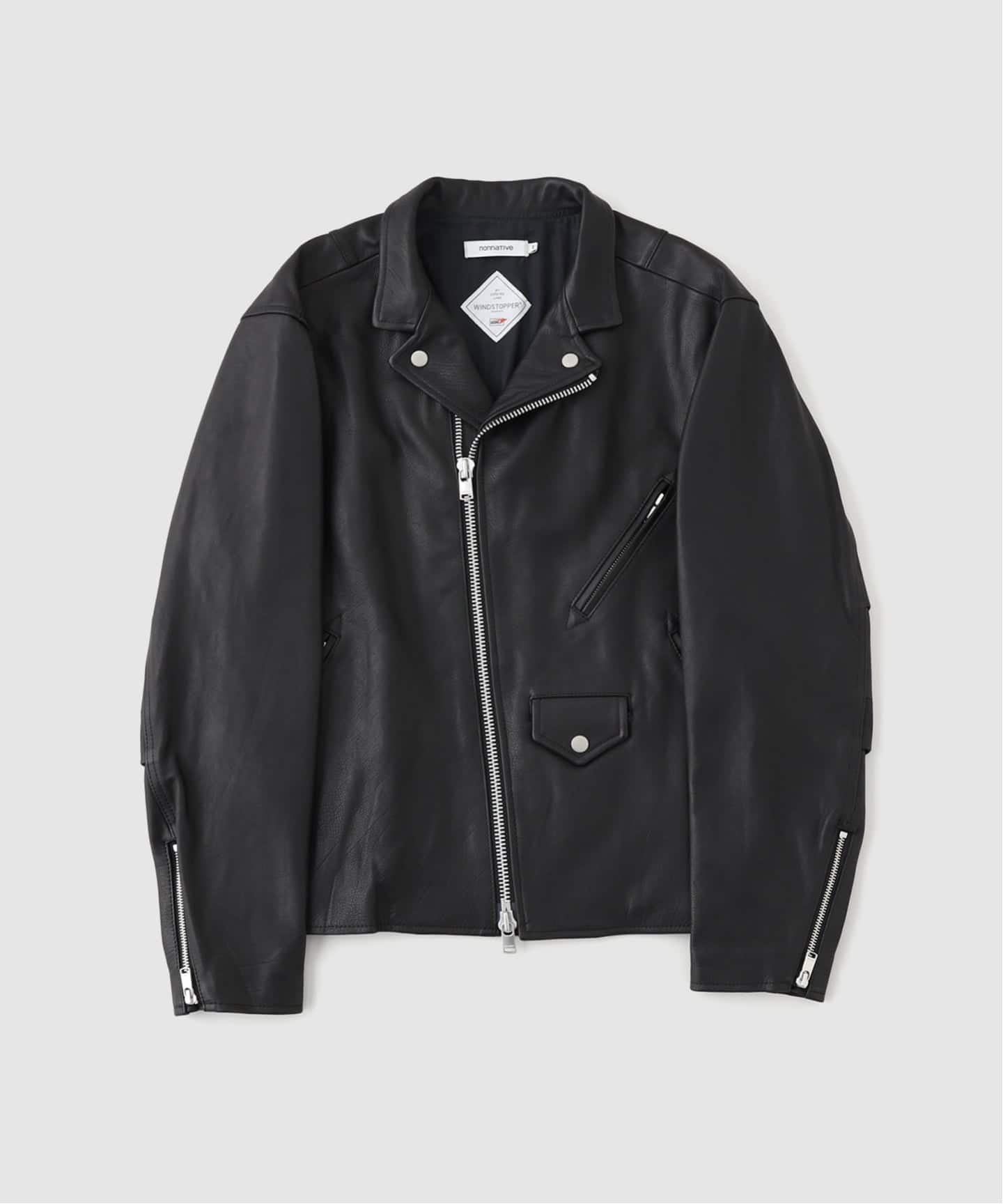 nonnative (ノンネイティブ) RIDER BLOUSON COW LEATHER WITH