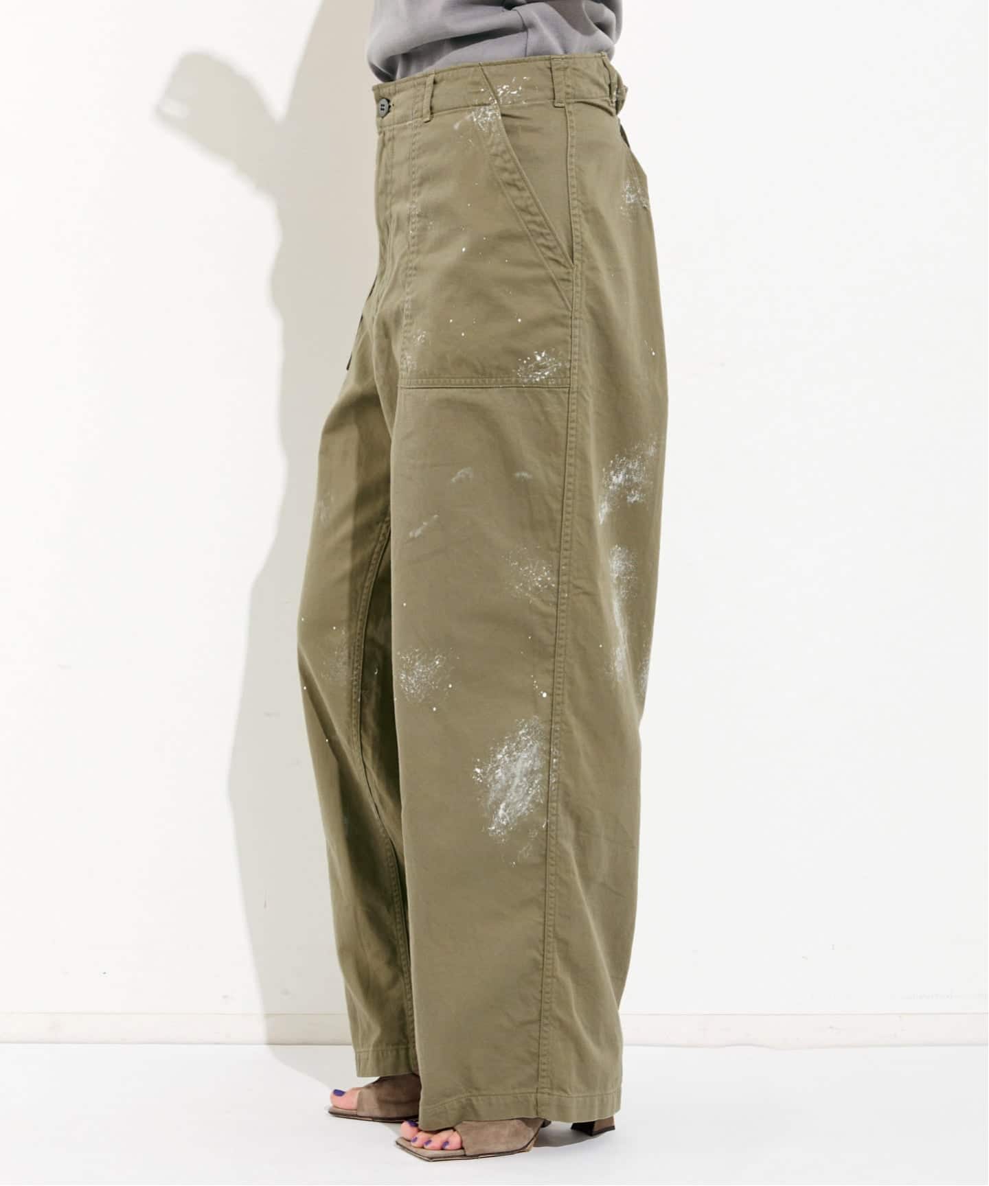 ATTICK BY JOHNBULL/アティック バイ ジョンブル】 MILITARY EASY PANT