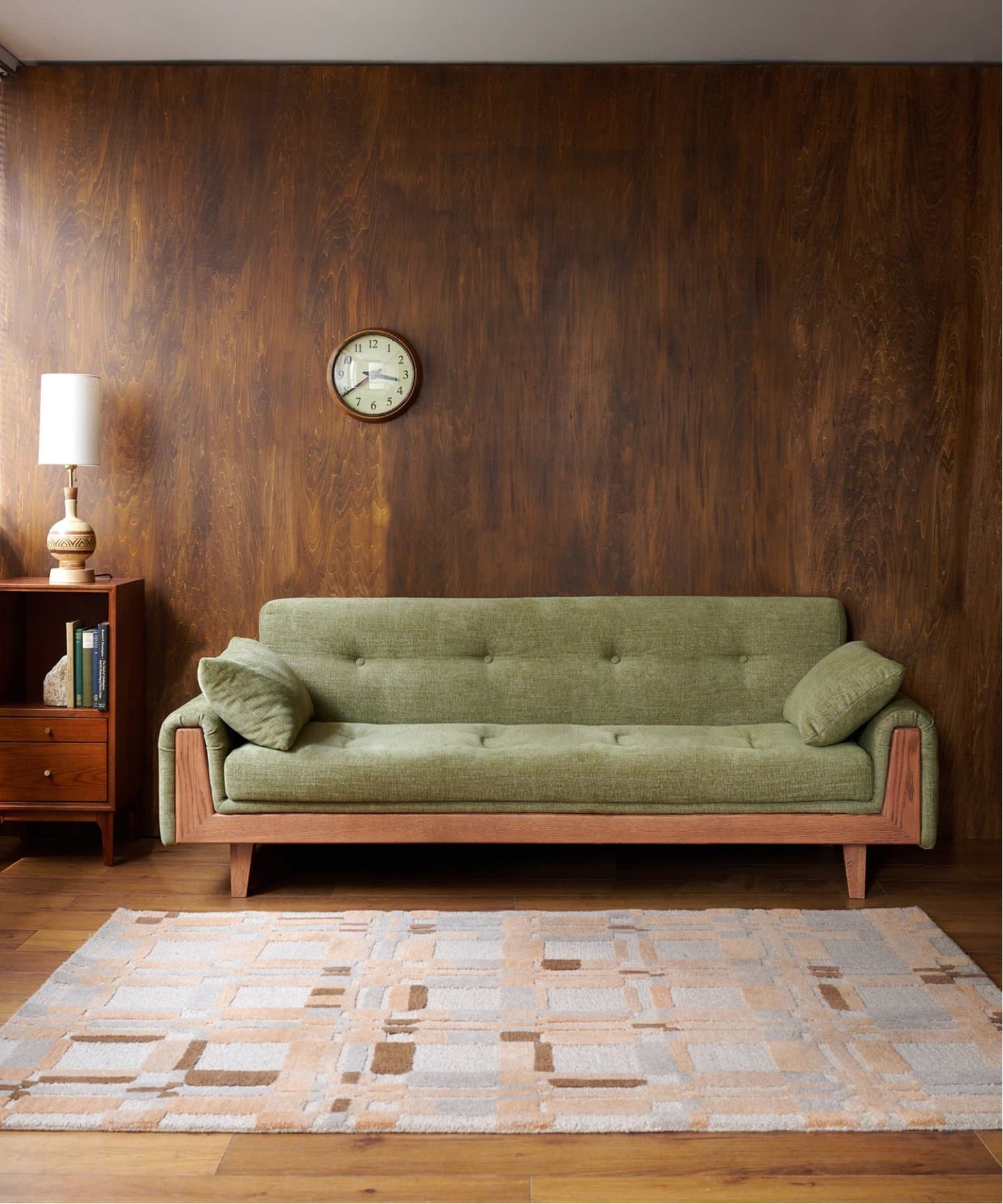 大型商品》WINDAN SOFA W1920 2nd GREEN ウィンダンソファ（ソファ