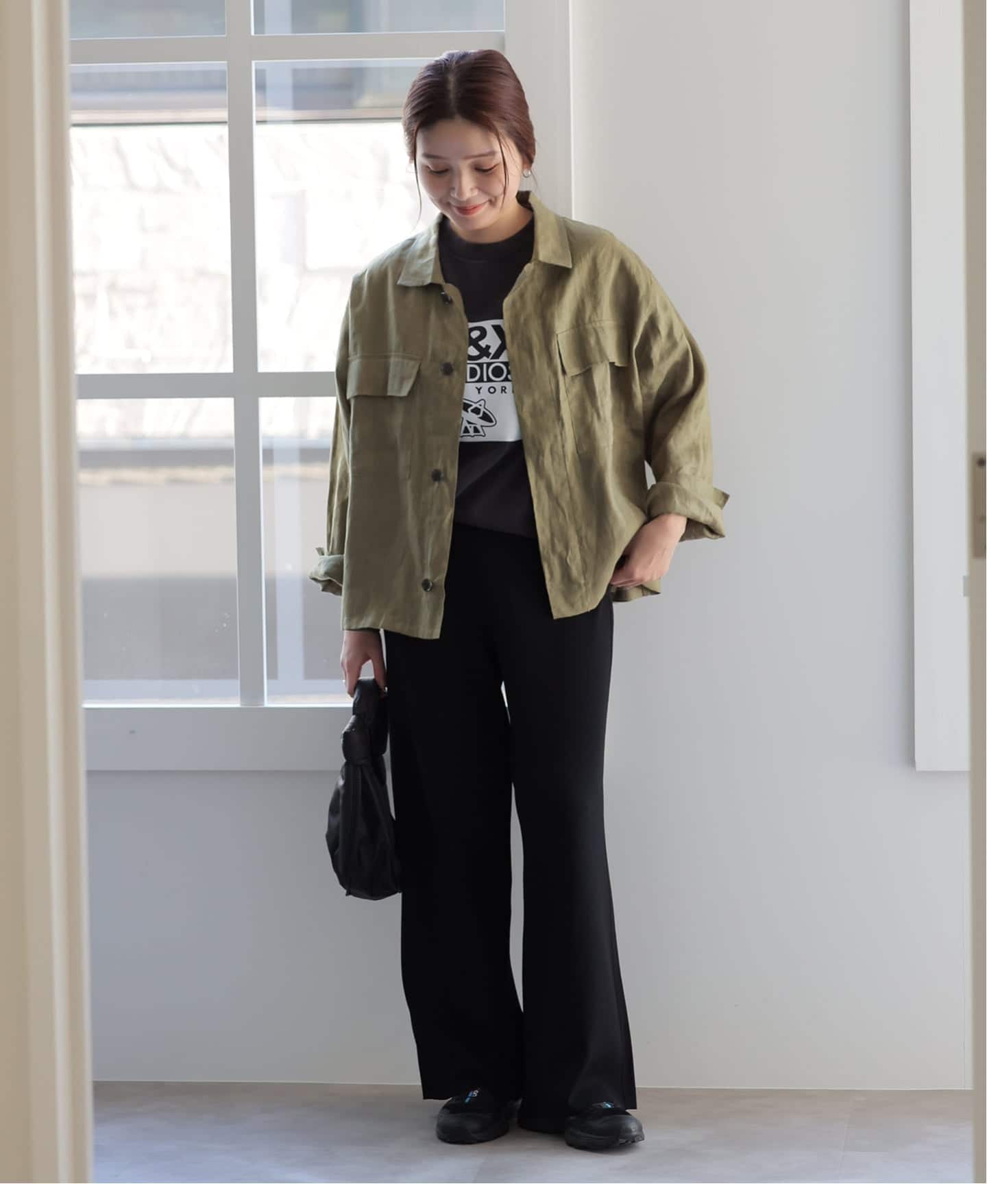 追加予約》リネンミリタリージャケット（ミリタリー）｜JOURNAL