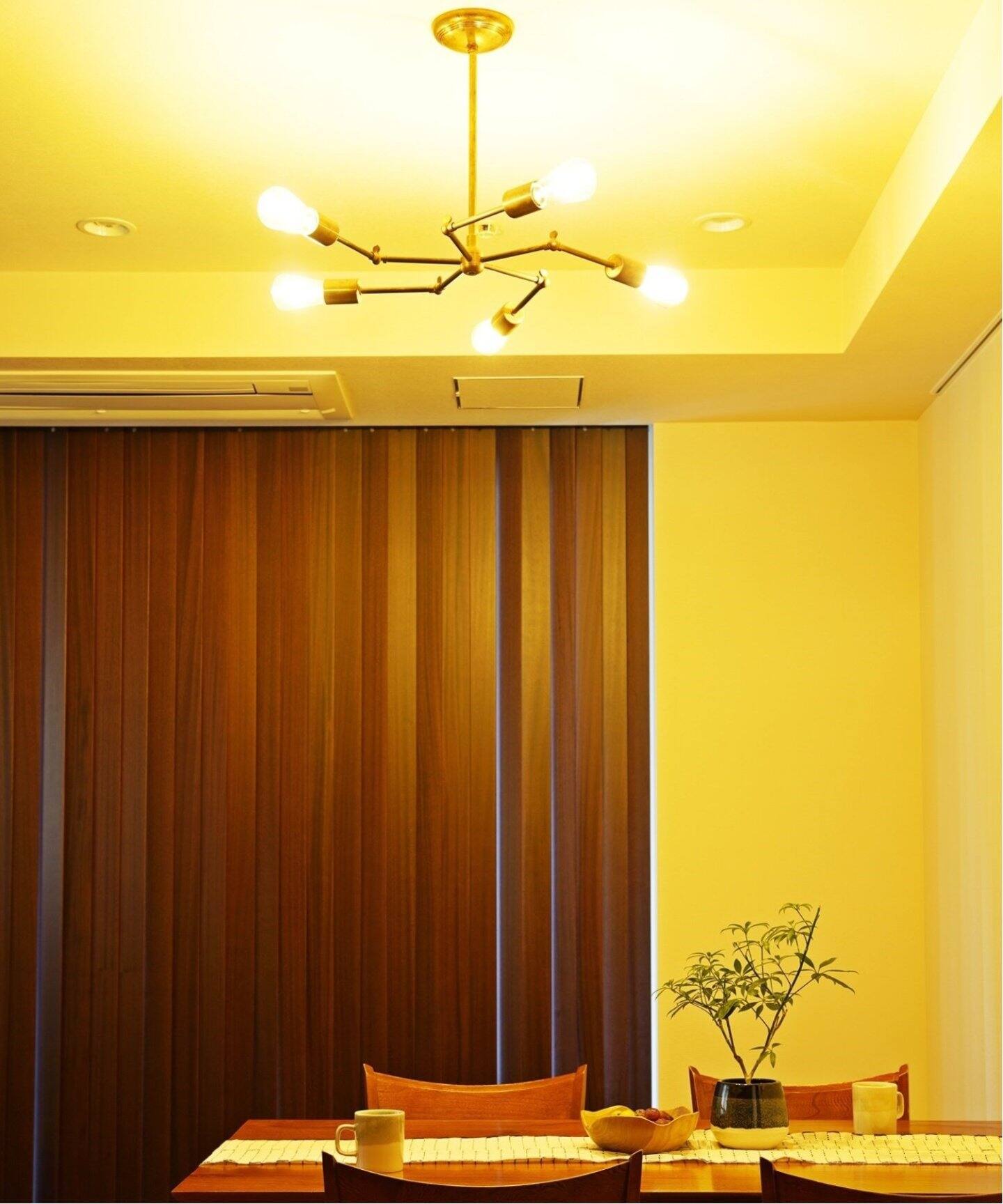 予約》SOLID BRASS LAMP 5ARM BRASS ソリッドブラスランプ（照明