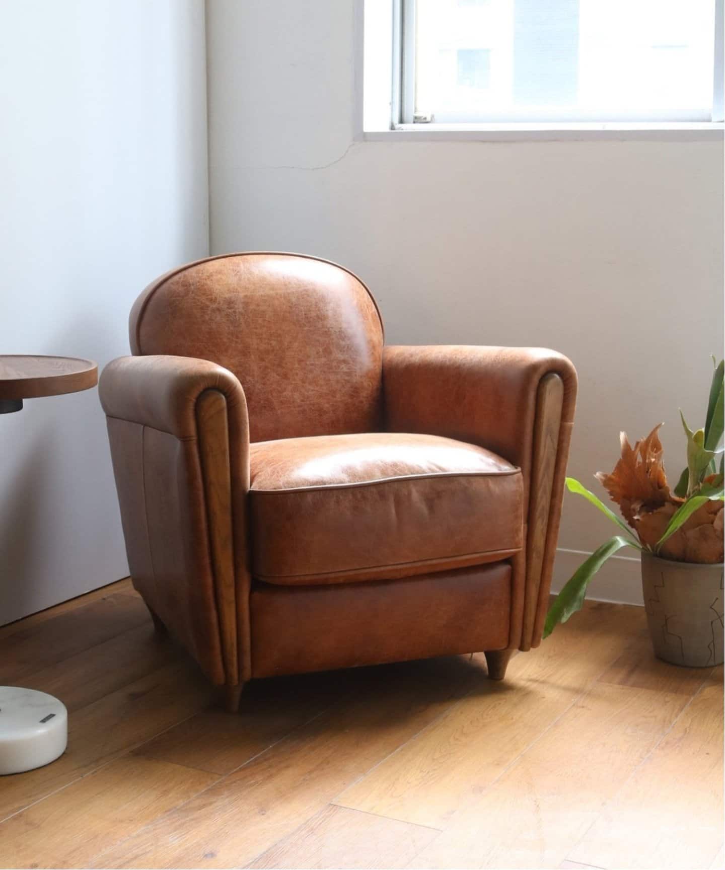 大型商品》OAKS CLUB CHAIR(crack) オークスクラブチェア（ソファ