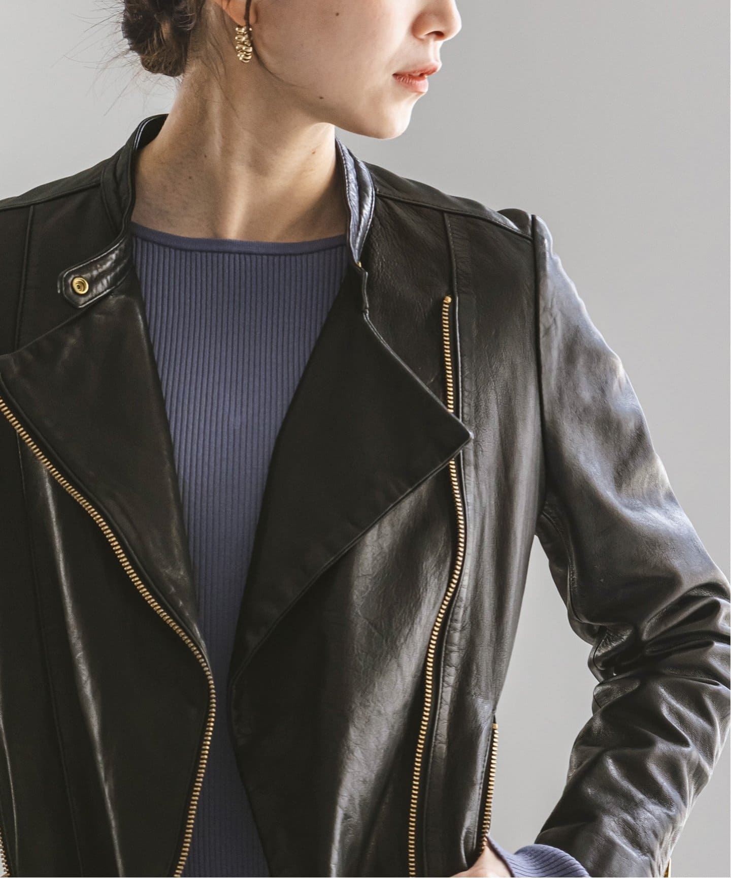 ノーブル ライダースジャケット サイズ38 M NOBLE ノーブル 本革