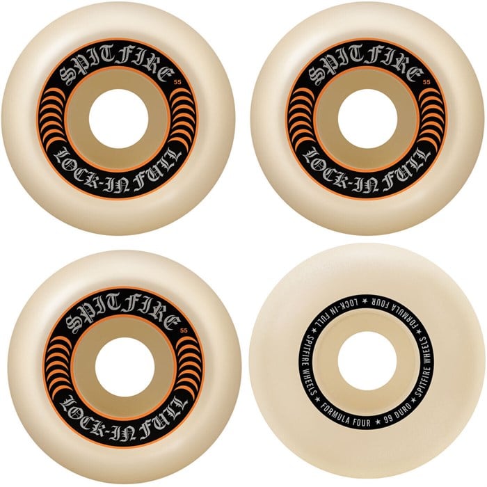 Spitfire Formula Four 99d Lock In Full Skateboard Wheels | evo