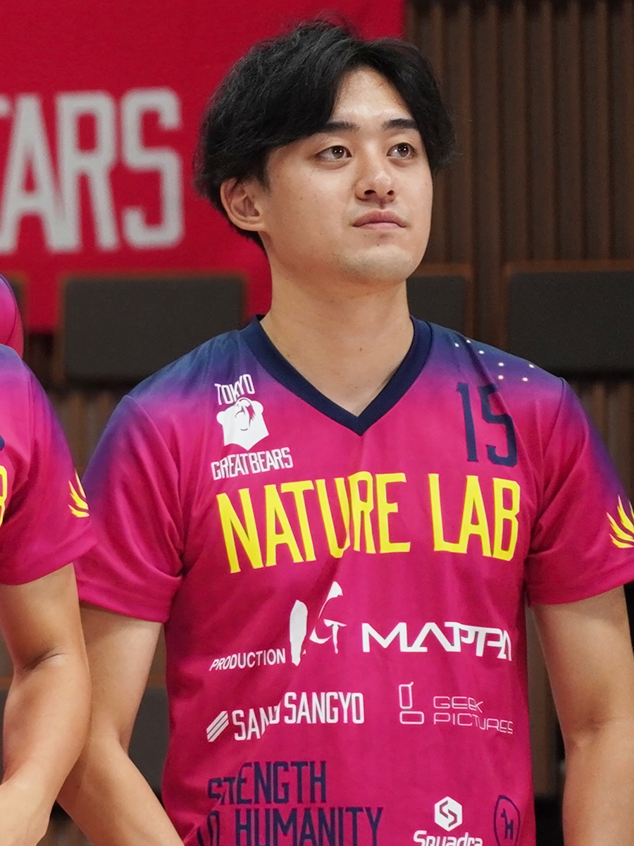 今橋祐希選手＝東京グレートベアーズ、新チームお披露目 - シブヤ経済新聞