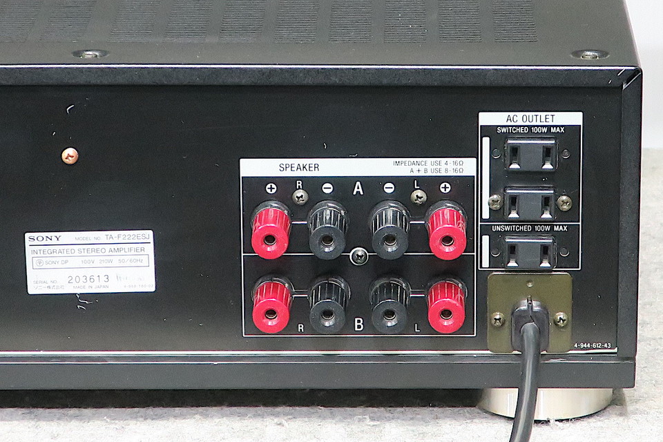 TA-F222ESJ SONY - HiFi-Do McIntosh/JBL/audio-technica/Jeff Rowland