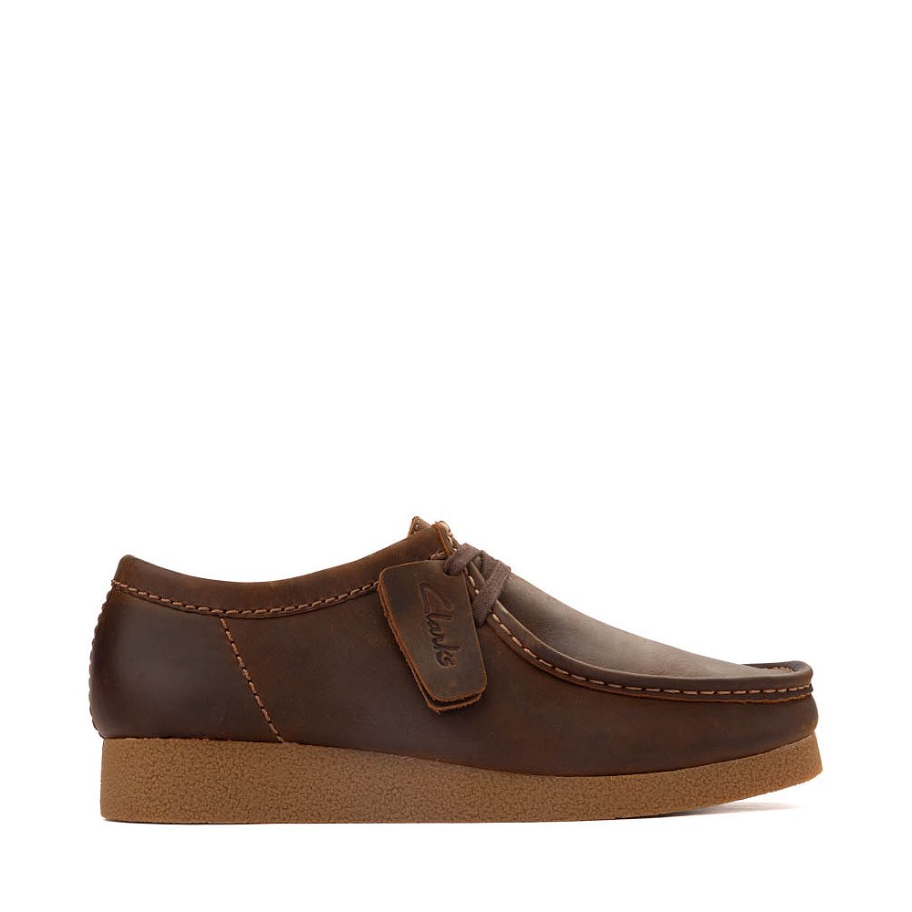 Mens Clarks Wallabee EVO Casual Shoe - Beeswax | Journeys