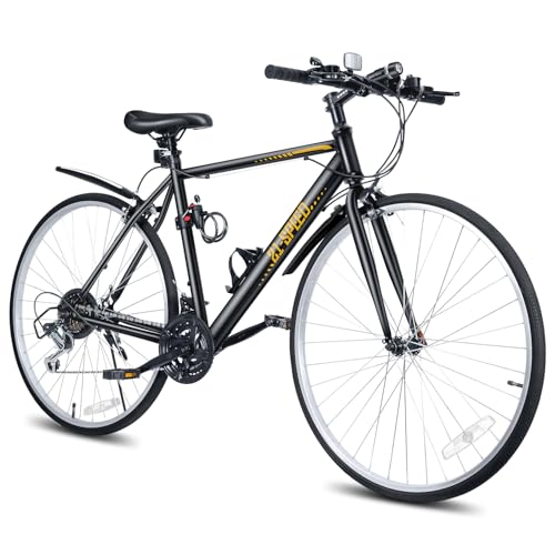 Mixiu クロスバイク 自転車 シマノ変速機 21段変速ギア 700 (MIXIU