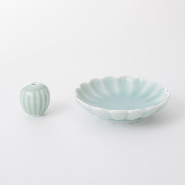 鍋島虎仙窯 青磁香立｜家を装う｜中川政七商店 公式サイト