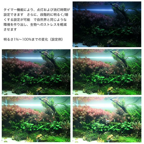 Chihiros LED WRGB2 90 10周年モデル ブラック RGBライト 調光機能付き