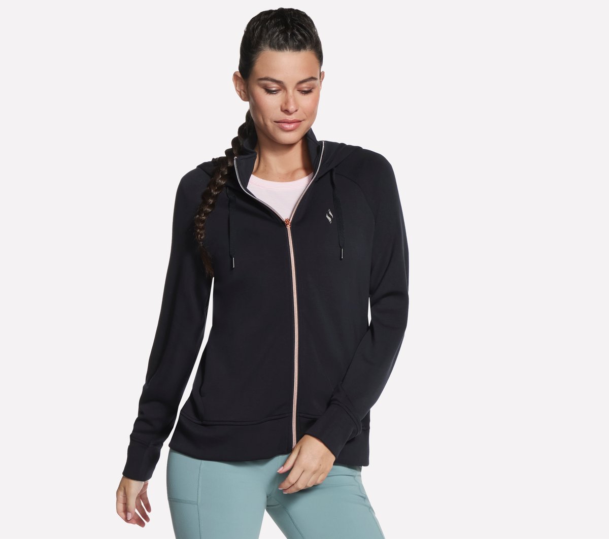Skechluxe Elevate Full Zip Jacket - BLACK
