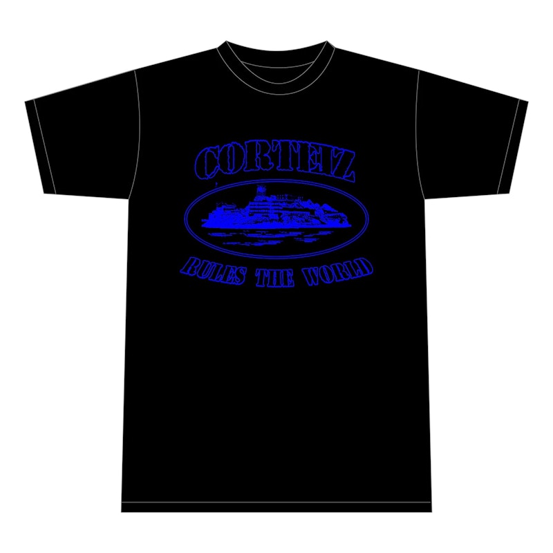 Corteiz Alcatraz T-shirt Black/Blue メンズ - JP